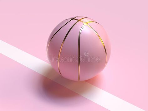 Basketball Images, 3d Basketball, Basketball Background, Pink Basketball, Ball Basketball, Basketball Accessories, Aesthetic Objects, Girls Basketball, Cute Diy Room Decor