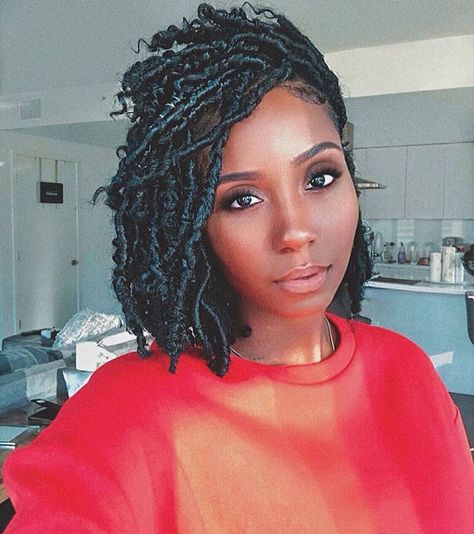 Faux Locs Goddess, Megan Good, Curly Faux Locs, Faux Dreads, Hair Colorful, Faux Locks, Crochet Dreads, Drip Drop, Lisa Bonet