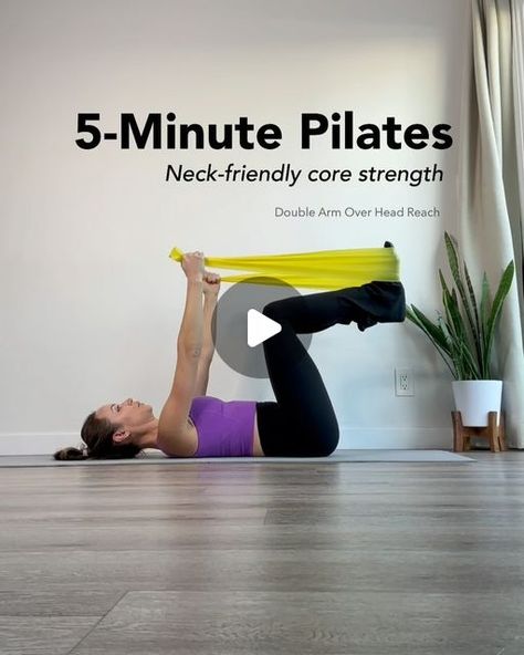 Double Leg Reach, Pilates Band, Classical Pilates, Core Strength Exercises, Mat Pilates Workout, Group Fitness Instructor, Pilates Classes, Pilates Workouts, Workouts At Home