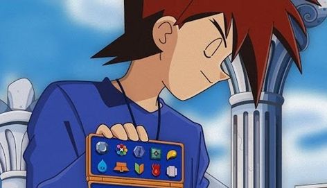 Pokémon Tweets on Twitter: "Her: I like guys who go to the gym Me:… " Gary Pokemon, Pokemon Indigo League, Pokemon Store, Clout Collection, Pokemon Badges, Gary Oak, Gym Badges, Pokemon Platinum, Travis Scott Wallpapers