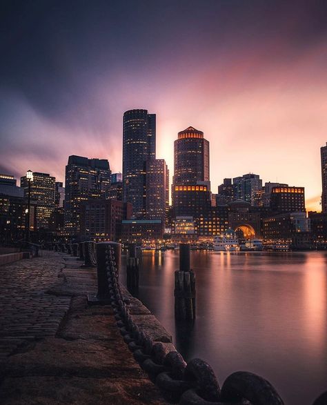 Boston Harbor Hotel on Instagram: “Allow the trail of vibrant hues carry you into summer nights. ・・・ With various staycation offers, your escape is calling. Visit the link…” Boston Aesthetic, Boston Vacation, Boston Harbor, Long Exposure, The Trail, Seattle Skyline, Summer Nights, New England, New York Skyline