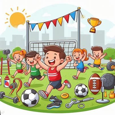 sport day cartoon clipart images - Pencipta Imej daripada Microsoft Designer Sports Day Illustration, Sports Cartoon Images, Sports Day Poster School Drawing, Sports Day Clipart, Sports Day Pictures, Sports Day Drawing, Sport Drawing Ideas Art, Sports Day Images, Sports Day Background