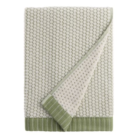 You'll love the Allegra Green and Ivory Sculpted Dot Bath Towel at World Market. Browse our entire collection of Bath Towels, available online or at one of our 270+ stores. World Market, Bath Towel, Bath Towels, Towels, Dots, Bath, Marketing, Green