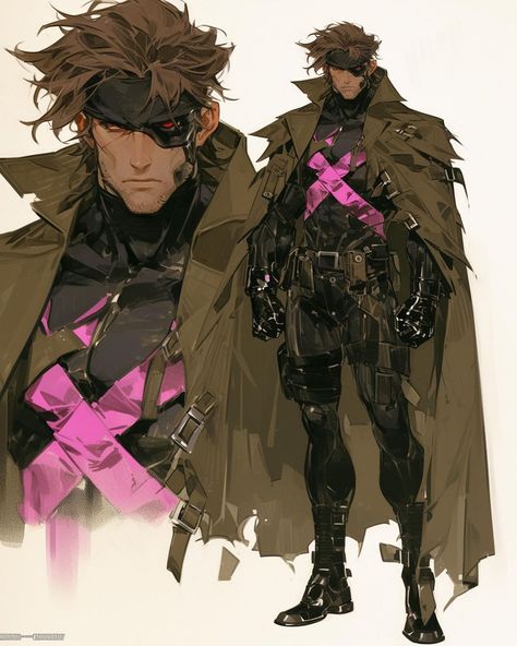 @kaptaincoca • Instagram photos and videos Gambit Xmen, Cyberpunk Character Art, Gambit X Men, Gambit Marvel, Rogue Gambit, Star Wars Characters Pictures, Marvel Characters Art, Marvel Artwork, Cyberpunk Character