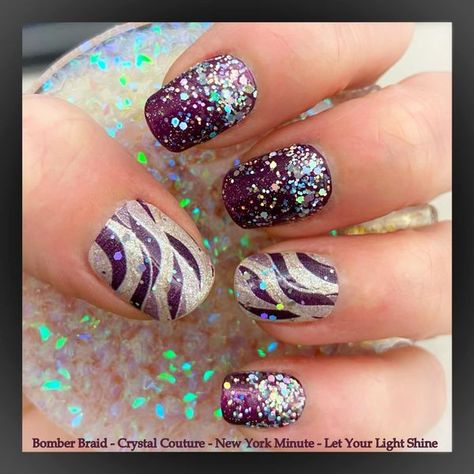 Color Street Mixed Mani, Colorstreet Combos, Mixed Mani, New York Minute, Street Party, Street Nails, Let Your Light Shine, Autumn Nails, Color Street Nails