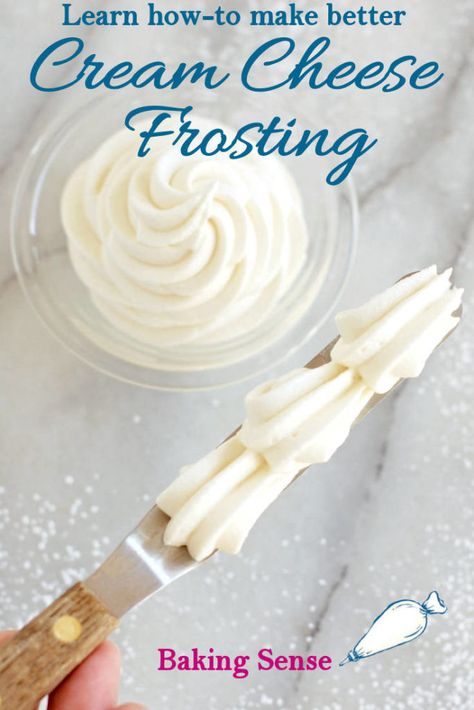 I've made a few small changes to the typical Cream Cheese Frosting recipe for an icing that's easy to make and has great texture and flavor. #best #new #easy #smooth #butter #nolumps Creme Cheese Frosting, Cream Cheese Frosting Easy, Cheese Frosting Recipe, Frosting Recipes Easy, Make Cream Cheese, Icing Frosting, Cream Cheese Frosting Recipe, Cream Cheese Cookies, Easy Cream