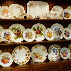 Selep Imaging Blog: Christmas Hutch Thanksgiving China, Blue China Patterns, Plates Display, Flow Blue China, Cabinet Hutch, Portmeirion Pottery, Dish Display, Welsh Dresser, Romantic Home