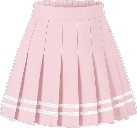 Pink Tennis Skirt, Womens Pleated Skirt, Pink Pleated Skirt, White Pleated Skirt, Pink And White Dress, High Waist Short, Pleated Long Skirt, Rose Blush, Women Pink