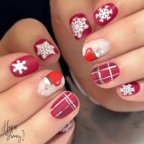 Sweet hot cocoa and warm plaid 🥰 Day 6 @lightelegancehq ​​​​​​​​ ​​​​​​​​ #lightelegancegel #lightelegance #lefaves #lerocks #holidayseason #holidaynails #christmas #christmasnails #lebuttercreams #spookychristmas #creepmas #nailart #handpainted #nailpro #leeducator #whatsinsidematters #nails #nailsoftheday #mke #mkenails #mkesalon #leeducator #mkexplore #almondnails Christmas Nails Hot Chocolate, Hot Cocoa Nail Art, Hot Cocoa Nails, Cocoa Nails, Light Elegance, Hot Coco, Winter Nail Art, Winter Nail, Christmas Nail