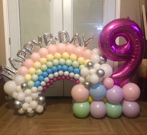 Ballon Rainbow Backdrop, Rainbow Balloon Ring, Rainbow Bouquet Balloons, Rainbow Balloon Column, R5 Ft Rainbow Balloons Size, Balloon Bouquet Delivery, Balloon Pop, Rainbow Balloons, Rainbow Theme