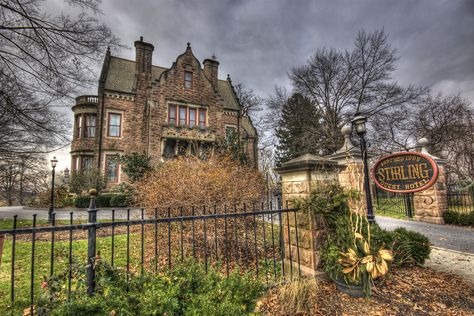 The Stirling. Also known as the Sternberg Mansion. Sigma 10-20mm used.  Recently, I was able to get out and take some photos again.  It’s been a while so I decided to pick out some surrounding areas of where I live to photograph unique homes.  I love older homes.  Especially Tudor Revival and Storybook Style from the 1920’s and 30’s and Reading, PA has quite a few of them in and around it.  The love  of unique architecture started my interest in photography to begin with so I felt it was tim... Transylvania Architecture, Victorian House Photography, Biltmore House History, Oregon Victorian Houses, Reading Pennsylvania, Older Homes, Stone Mansion, Old State House Boston, Tudor Revival