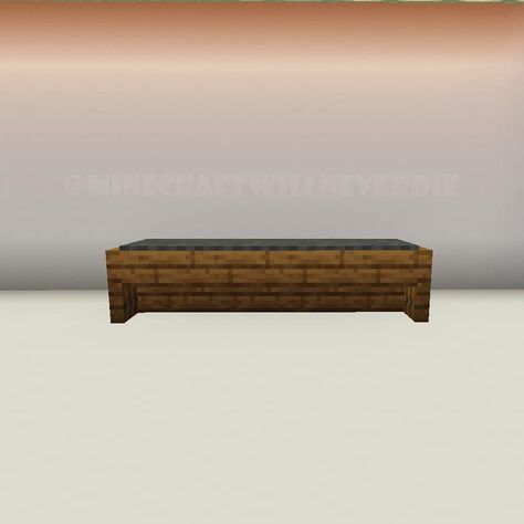 Benches Minecraft, Minecraft Park Bench, Bench Minecraft, Minecraft Bench, Minecraft Park, Park Bench Design, Minecraft Hacks, Minecraft Tips, Bench Designs