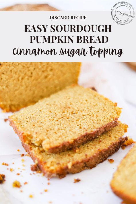 This easy sourdough pumpkin bread recipe uses pumpkin puree, sourdough discard, and a classic pumpkin spice blend. It’s a perfect quick bread for Fall. It’s soft, moist, perfectly sweet, topped with delicious cinnamon sugar, and oh-so-tasty. Discard Pumpkin Bread, Fall Sourdough Bread Recipes, Sourdough Discard Recipes Pumpkin, Pumpkin Bread With Sourdough Discard, Sourdough Discard Recipes Pumpkin Bread, Sourdough Pumpkin, Sourdough Discard Pumpkin Bread, Sourdough Pumpkin Bread, Sourdough Discard Pumpkin Loaf