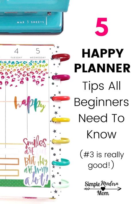 Planner Setup Ideas, Happy Planner Free Printable, Basic Planner, Happy Planner Printables, Planner Setup, Happy Planner Layout, Creative Planner, Planner Tips, Custom Planner