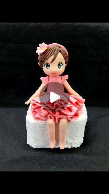 Antony Bidesh on Instagram: "How to make fondant girl figurine / fondant figurine making tutorial / fondant doll / fondant figurine / cake topper / fondant theme cake / fondant animal . . . Hi this is fondant doll making tutorial . . . #fondantdoll #fondantfigurine #fondant #caketopper #fondantanimal #fondantthemecake #themecake #cake #cakes #cakeartist #cakeart #cakedesign #cakedecorating #birthdaycake #weddingcake . . . How is this figurine ?" How To Make Fondant Toppers, Fondant Doll Topper, Fondant Ideas Decoration, Fondant Figurines Tutorials, Fondant Fairy Tutorial, Fondant Doll Tutorial, Fondant Figures Tutorial People, Fondant Cake Toppers Tutorial, How To Make Fondant Animals