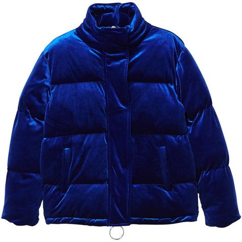 Velvet Anorak (£70) ❤ liked on Polyvore featuring outerwear, jackets, coats, coats & jackets, tops, mango jackets, anorak coat, blue quilted jacket, velvet jacket and velvet turtleneck Turtleneck Jacket, Blue Velvet Jacket, Blue Quilted Jacket, Velvet Turtleneck, Silver Puffer Jacket, Quilted Anorak, Best Winter Coats, Velvet Clothes, Anorak Jacket