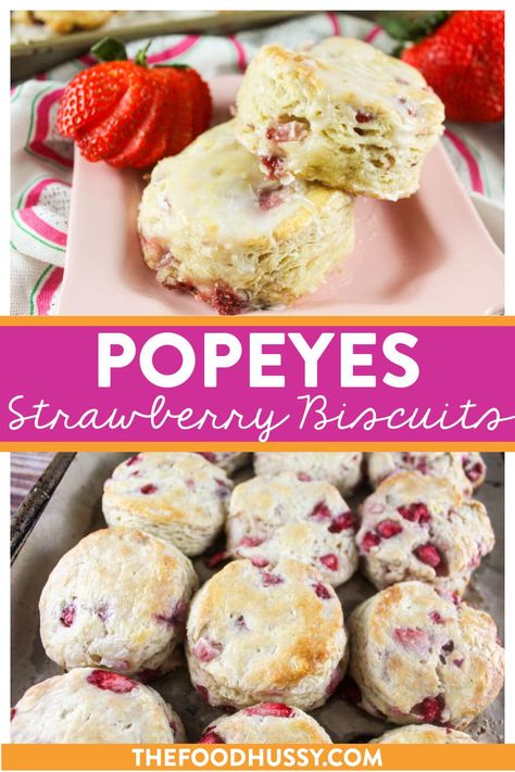 Popeyes Strawberry Biscuits Recipe, Strawberry Biscuits Popeyes, Strawberry Biscuits Recipe, Popeyes Strawberry Biscuits, Strawberry Zucchini Bread, Strawberry Cheesecake Pancakes, Strawberry Banana Cakes, Strawberry Biscuits, Country Biscuits