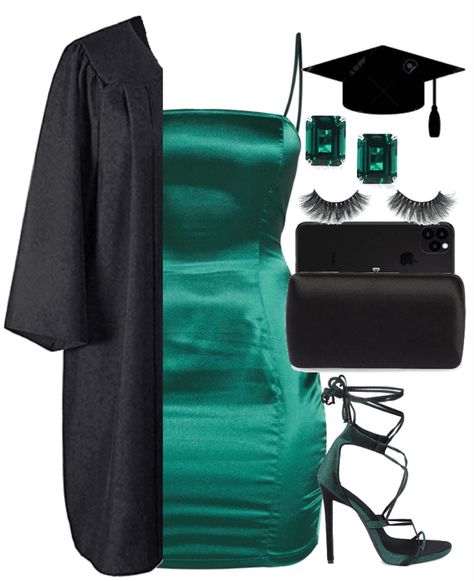 Graduation Baddie Outfits, Graduation Ideas University, 8th Graduation Outfit Ideas, Commencement Outfit Graduation, Graduation Looks Outfits Dress Ideas, Graduation Outfit Women, Graduation Dress University Black Women, After Graduation Outfits, Graduation Style Outfits