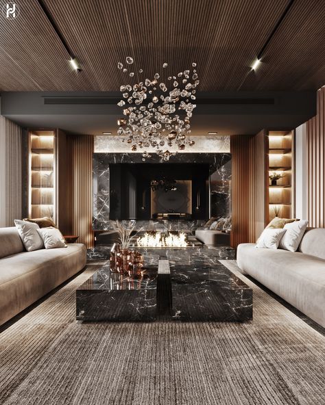 Grey And Brown Living Room, Nordic Winter, Luxury Living Room Design, Home Entrance, Rustic Home Design, Design Room, Brown Living Room, Elegant Living Room, Elegant Living