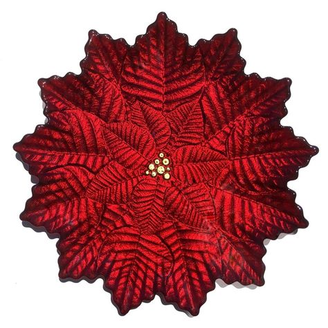 Red Pomegranate Poinsettia 8.5" Dinner Plate & Reviews | Wayfair Pink Dinner Plates, Pumpkin Salad, Vegetable Plate, Santa Plate, Melamine Dinner Plates, Red Pomegranate, Christmas Dishes, Christmas Plates, Dinner Salads