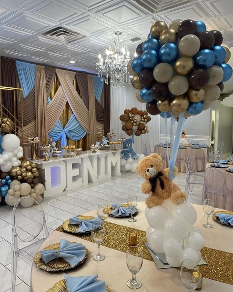 Boy Babyshower Theme Black People, Baby Shower Themes Black People, Different Baby Shower Themes, Baby Shower Ideas Black People, Bear Baby Shower Theme Boy, Unique Baby Shower Themes For Boys, Boy Themed Baby Shower Ideas, Baby Shower Theme For Boys, Baby Boy Baby Shower Ideas