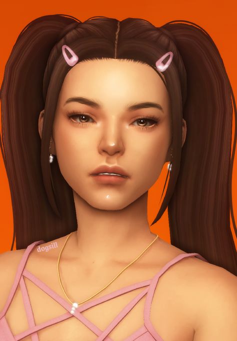 madison pigtails | dogsill on Patreon Ts4 Pigtails Cc, Ts4 Pigtails, Sims 4 Hair Pigtails, Sims 4 Cc Hair Pigtails, Sims 4 Pigtails Cc, Sims 4 Cc Pigtails, Sims 4 Pigtails, Fem Hairstyles, Sims Lookbook