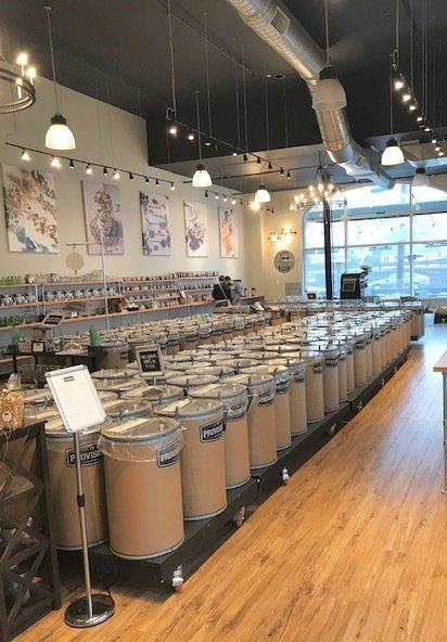 Locations — BD Provisions- zero waste bulk food store Bulk Grocery Store, Zero Waste Grocery Store Design, Bulk Store Ideas, Bulk Store Design, Natural Shop Design, Zero Waste Store Design, Food Store Design, Price Signage, Refill Store