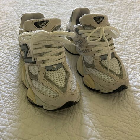 Fits Like A Women’s 5/5.5 Basically Brand New, Worn A Few Times Is A Us 4 But Fits Like A 5/5.5 Nb 9060, New Balance Gray, New Balance 9060, Brown Acrylic, Preppy Shoes, Shoes Outfit Fashion, Shoes Outfit, Birthday Wishlist, Shoe Closet