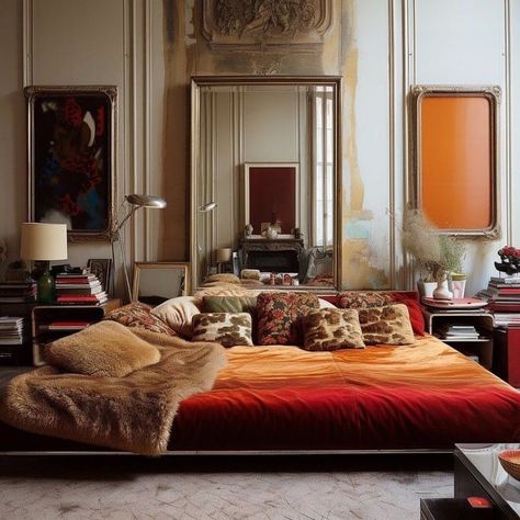 Florence Welch Home, Florence Welch, Bedroom Design Ideas, Decoration Inspiration, Dream House Interior, Small Room Bedroom, House Room, Apartment Inspiration, Eclectic Home