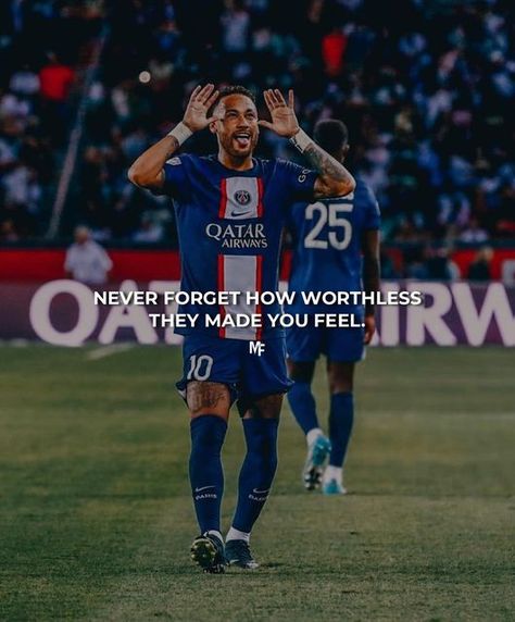 Football Confidence Quotes, Neymar Motivational Quotes, Coldest Motivational Football Wallpapers, Good Sports Quotes, Football Inspiration Quotes, Football Mentality, Football Motivation Quotes, Quotes About Football, Football Quotes Motivational