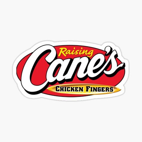 Chicken Finger, Canes Chicken, Crinkle Cut Fries, Raising Chicken, Raising Canes, Ocean Springs, Chicken Fingers, Favorite Chicken, Food Stickers