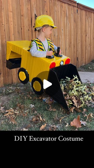 Nik and Alivia Stophel on Instagram: "🚧Our 2-year-old LOVES his excavator costume!🚧🦺 Of course it had to have a working @craftsman headlight!! You can easily DIY this for $35 or less! (Our profile 🔗 is the fastest way to order everything you need from Amazon!)  Or head to Lowe’s and get this:(Lowe’s Item #) -Two Medium Boxes (475929) -One small box (118595) -2 rolls of Yellow Duct Tape (1457439) -1 roll of Black Duct Tape (1457435) -Utility Knife (1061191)  Optional: -Red Reflectors (236772) -Safety Reflector Tape (233989) -CRAFTSMAN V20 Work Liaht (CMCL020B)  Happy DIYing!  #DIY #Costume #halloween #kidscostumes #doityourself #pov #kids #family #familyholiday #home #craftsman" Excavator Costume, Fancy Costumes, Diy Costume, Old Love, Utility Knife, Duct Tape, Family Holiday, Costume Halloween, Small Boxes