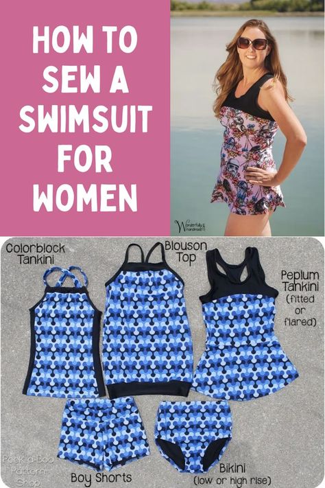 How to Sew a Swimsuit for Women | Sew Swimwear for Women Diy Bathing Suit, Diy Swimwear, Swimwear Sewing Patterns, Swimsuit Pattern Sewing, Sewing Swimwear, Bathing Suit For Women, Suit Sewing Patterns, Bathing Suit Patterns, Swimwear Pattern