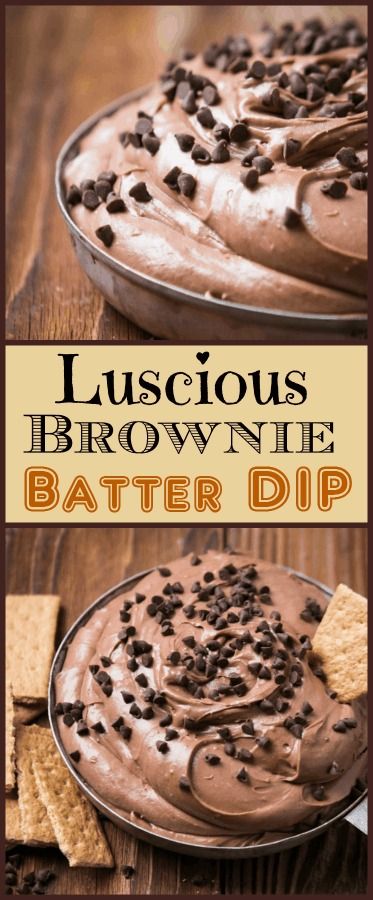 Luscious Brownie Batter Dip (Easy Dessert Dip Recipe!) - Oh Sweet Basil Brownie Batter Dip Recipe, Party Food Easy, Brownie Batter Dip, Easy Dessert Dips, Dessert Dip Recipes, Sweet Appetizer, Smores Dessert, Coconut Dessert, Low Carb Snack