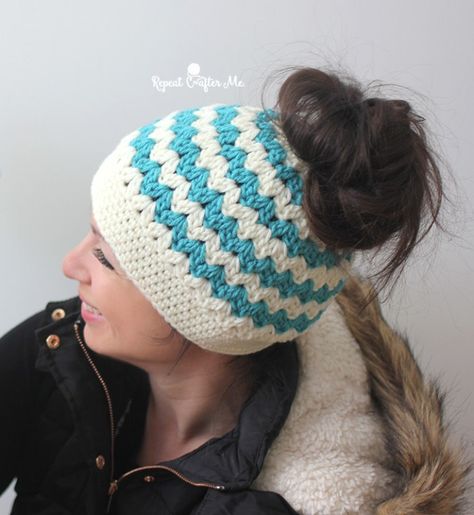 2 Messy Bun Hats, Messy Bun Hat Crochet Pattern, Bun Hat Crochet Pattern, Crochet Bun Hat, Messy Bun Hat Pattern, Ponytail Hats, Messy Bun Hat Crochet, Crochet Adult Hat, Crochet Messy Bun