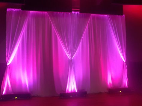 Led Backdrop, Pink Uplighting, Stage Lights, Mirrored Wall, Woman Wine, Stage Lighting, Heart Soul, 30th Birthday, Entertainment