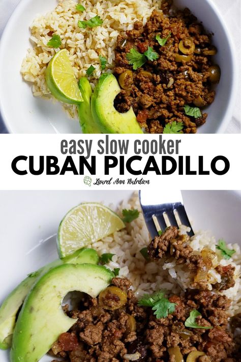 Cuban Picadillo, Picadillo Recipe, Cuban Style, Slow Cooker Beef, Easy Slow Cooker, Healthy Lunch Recipes, Latest Recipe, Healthy Meal Prep, Find Recipes