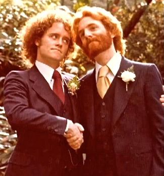 Andrew Gold at a wedding.  Best men. Andrew Mccarthy Pretty In Pink, Andrew Rannells And Tuc Watkins, Andrew Rannells And Christian Borle, Andrew Gold, Andrew Mellon Auditorium Wedding, Gal Pal, Personal Photo, A Good Man, A Wedding