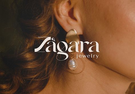 Zagara | Jewelry on Behance #logo #typography #luxury #brand Jewellery Brand Logo, Typography Luxury, Jewelry Store Branding, Luxury Typography, Jewelry Brand Logo, Behance Logo, Store Branding, Logo Aesthetic, Logo Jewelry