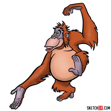 0 (0) Step-by-step drawing guide of King Louie From: Jungle Book film; Steps: 11.   Step 01 Step 02 Step 03 Step 04 Step 05 Step 06 Step 07 Step 08 Step 09 Step 10 Step 11 Please leave 5 stars if you liked this tutorial Click on a star to rate it! Submit Rating ... Read more The Jungle Book Characters, Jungle Book King Louie, King Louie Jungle Book, Jungle Book Characters, Jungle Book Disney, Easy Disney Drawings, Reading Month, Spiderman Face, Book Poster