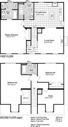 Cape House Exterior, Cape Cod House Interior, Colonial Floor Plans, Cape Cod Plans, Cape Cod House Exterior, Cape Cod House Plans, Modular Home Plans, Compact House, Cape House