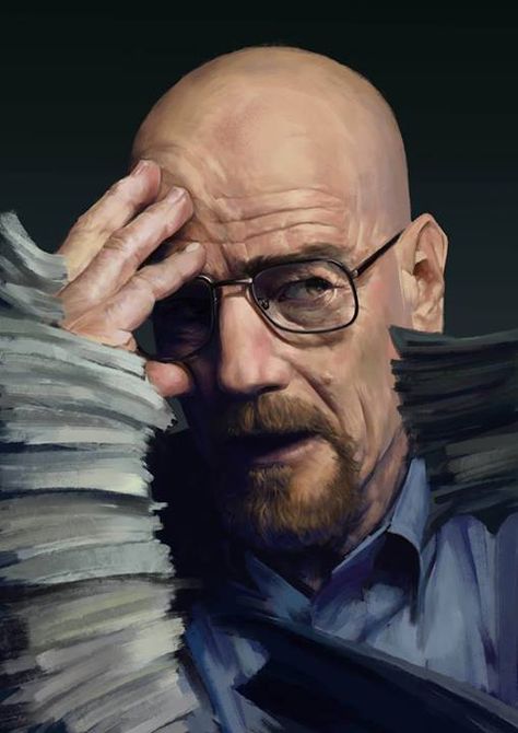 Fotos de la biografía - Wallpapers and Artworks Walter White Art, Hank Schrader, Breaking Bad Walter White, Breaking Bad Art, Gus Fring, Better Call Saul Breaking Bad, Gangster Movies, I'm A Loser, Bad Art