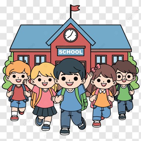 school students standing in front of the building vector school kids study png Students Clipart, Cartoon Study, Student Clipart, Building Vector, Diwali Pictures, School Cartoon, Kids Study, Random Ideas, School Kids