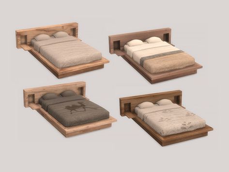 Sims 4 Wooden Furniture Cc, Sims 4 Bedframes, Sims 4 Furniture Cc Bed, Sims 4 Minimalist Cc Clothes, Sims 4 Cc Beds Bedroom Sets, Sims 4 Daybed Cc, Sims 4 Cc Japanese Furniture, Sims 4 Bed Frames Cc, Sims 4 Cc Bed Frame