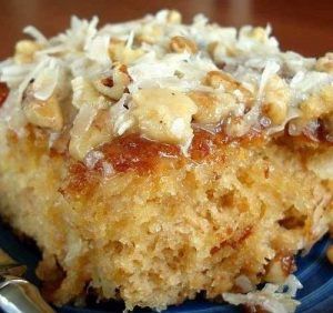 DO NOTHING CAKE Do Nothing Cake, Coconut Cakes, Recipes Using Cake Mix, Special Cakes, Sheet Cake Recipes, Sheet Cakes, Homemade Cake Recipes, Pineapple Upside, All Recipes