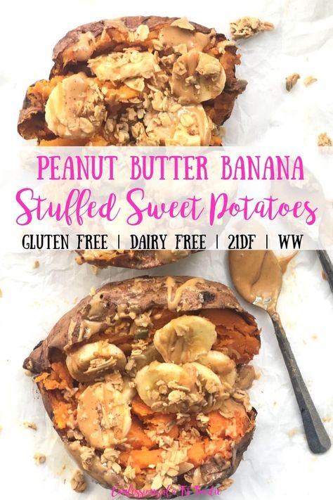 Sweet Potatoes Instant Pot, Sweet Potato Breakfast Recipes, Potatoes Instant Pot, Container Recipes, Sweet Potato Snacks, Stuffed Sweet Potato, Potato Breakfast Recipes, Sweet Potato Recipes Healthy, Fixate Recipes