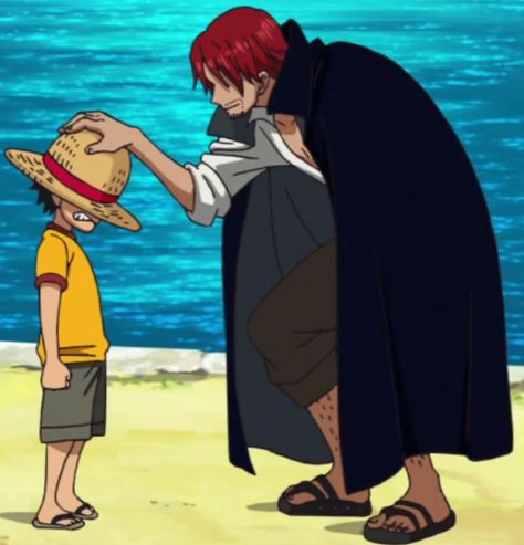 luffy and shanks One Piece Chapter, Anime I, One Peice Anime, Fish Man, One Piece Luffy, Monkey D Luffy, One Piece Manga, Attack On Titan Anime, One Piece Anime