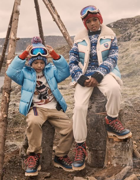 Kids Winter Fashion, Leather Hiking Boots, Ski Coat, Zara Collection, Velvet Trousers, Baby Jacket, Outdoor Fashion, Zara Kids, Ad Campaigns