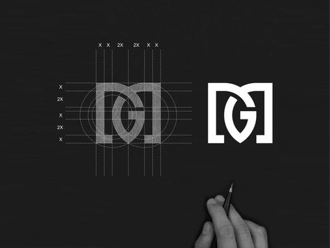 Mg Logo Design, Mg Monogram, Gm Logo, Mg Logo, Mi Logo, Church Logo Design, Letter Logos, Jewelry Logo Design, Logo Sketches