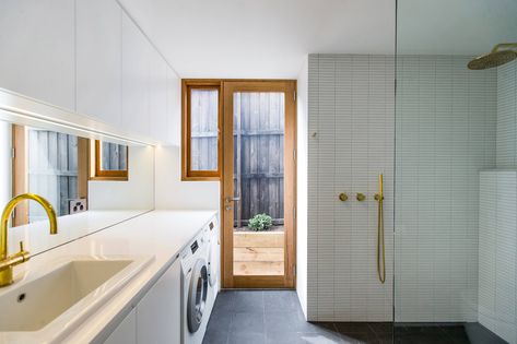 Bathroom And Laundry Room Combo, Laundry Room Combo, Laundry Room Bathroom Combo, Laundry Bathroom Combo, Wet Room Bathroom, Laundry Chute, Bathroom Layouts, Laundry Cabinets, Bathroom Laundry Room